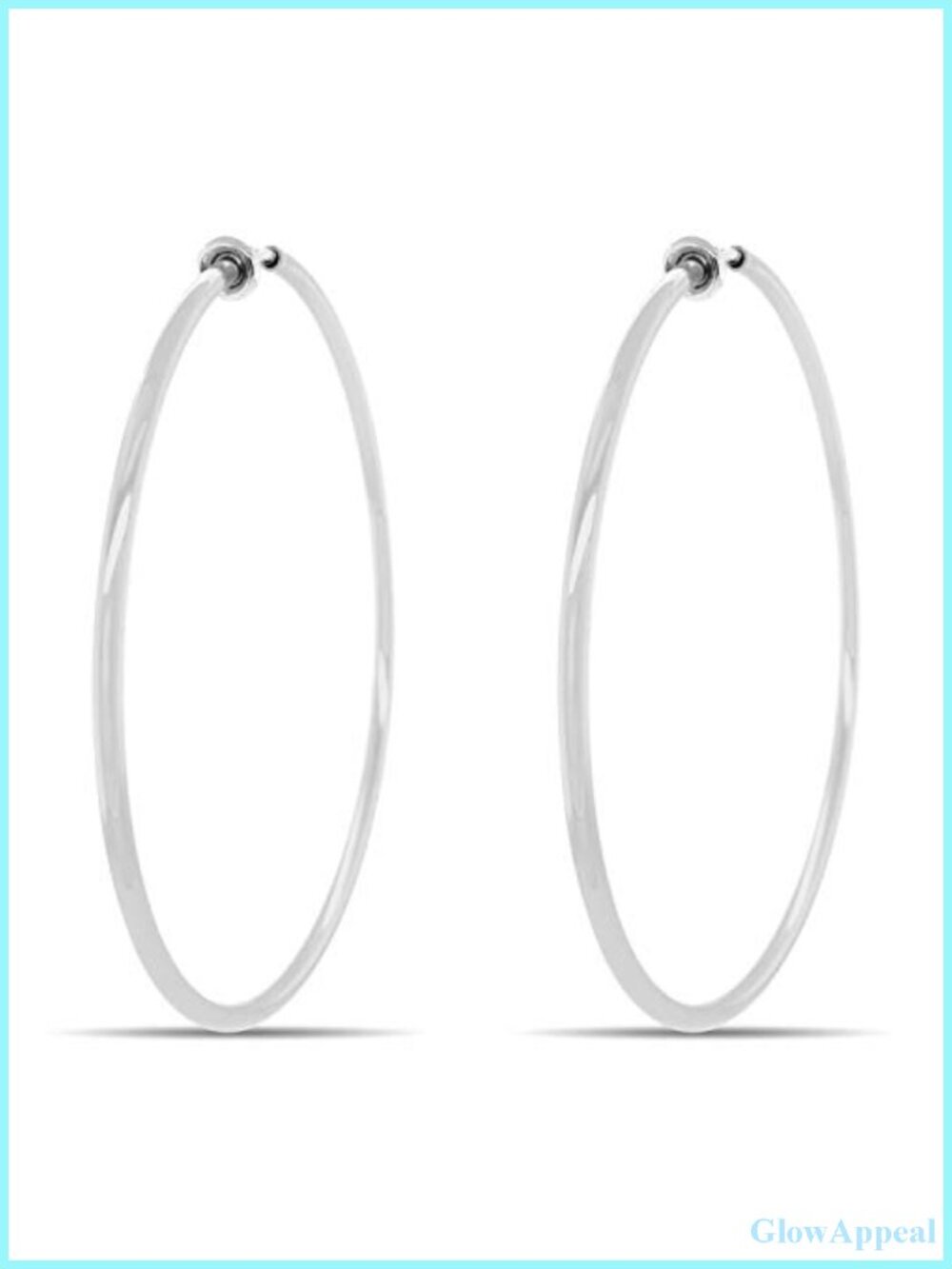 Clip On Spring Hoop Earrings for Non-Pierced Ears - Small to XXL